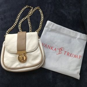 Ivanka Trump chain link cross body purse.